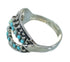 Turquoise Opal Silver Southwest Ring Size 6 UX84238